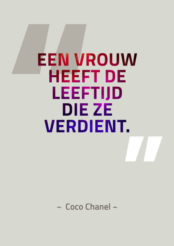 Citaat Coco Chanel leeftijd Verjaardagskaarten Citaat Coco Chanel leeftijd Verjaardagskaarten