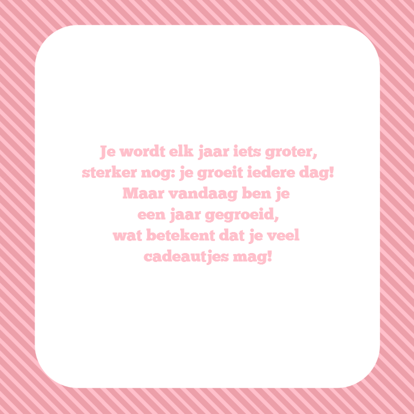 tekst verjaardagskaart 1 jaar #vex22 - agneswamu