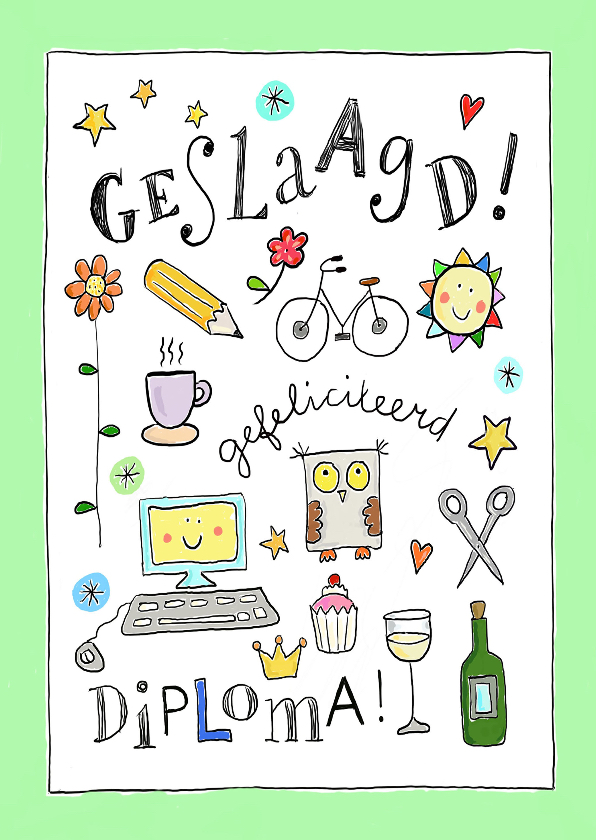 Kleine bij geboortekaartjes