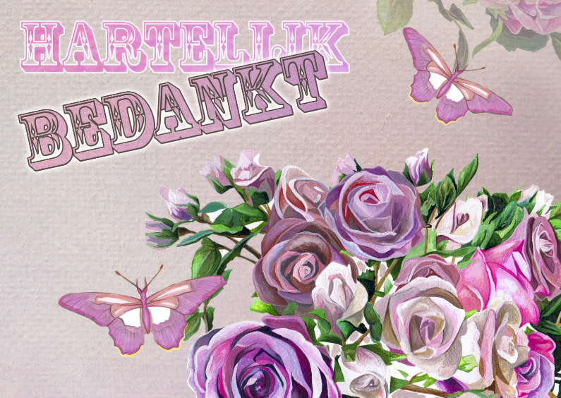 hartelijke bedankt